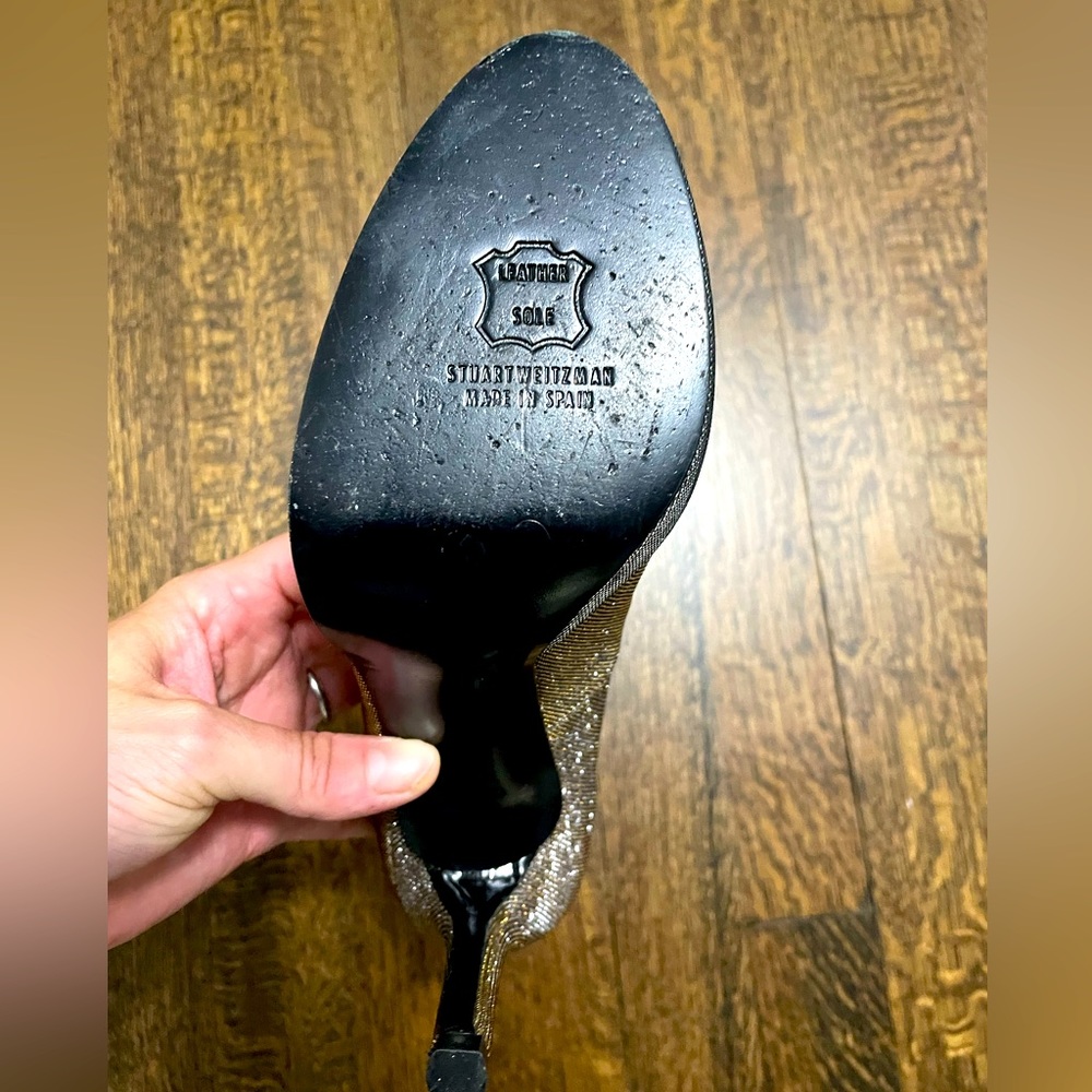 Size 8, Worn Once Stuart Weitzman Dippy Pyrite No… - image 5